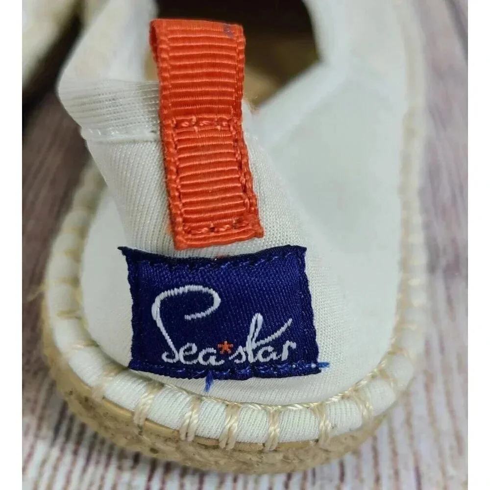 Sea Star Beachwear Slip On Water Shoes Espadrilles Girl's US K9 Cream Beige